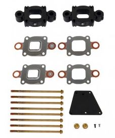 OEM Mercruiser 1.7 inch 1.7" Dry Joint Exhaust Riser Elbow Spacer Kit 865995A01