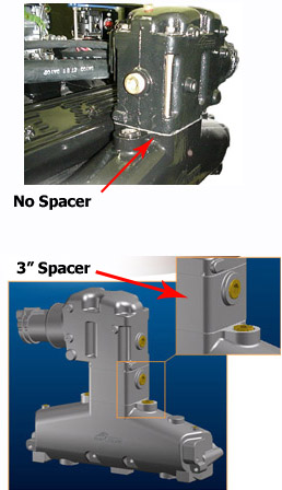 exhaust risers & spacers