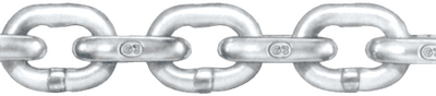 HOT GALVANIZED GRADE 30 PROOF COIL CHAIN (#251-38FT) - Click Here to See Product Details