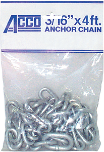 WHITE VINYL CHAIN  (#251-406980506) - Click Here to See Product Details