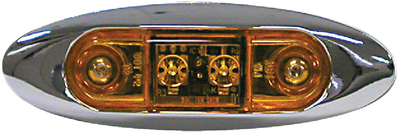 PIRANHA<sup>®</sup> LED CLEARANCE LIGHT with CHROME BEZEL (#177-V168XA) - Click Here to See Product Details