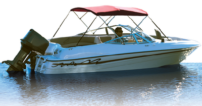 3 BOW BIMINI TOP ALUMINUM FRAME ONLY - UNASSEMBLED (#23-10341) - Click Here to See Product Details