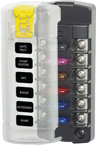 BLUE SEA SYSTEMS 5035 - STBLADE FUSE BLK 6CIR.IND W/CV BLUE SEA SYSTEMS 5035 - STBLADE FUSE BLK 6CIR.IND W/CV