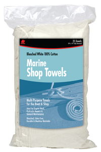 WHITE MARINE SHOP TOWELS (#199-62031) - Click Here to See Product Details