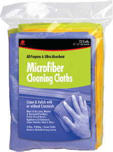 MICROFIBER CLEANING CLOTHS (#199-65003) - Click Here to See Product Details