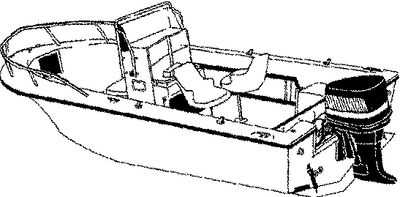 V-HULL CENTER CONSOLE FISHING WITH HIGH BOW RAILS  (#500-70019P)