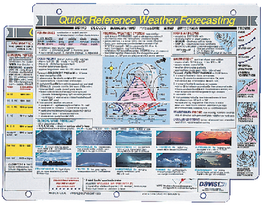 WEATHER FORECASTING REFERENCE CARD (#166-131) - Click Here to See Product Details