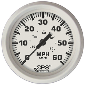 FARIA INSTRUMENTS DRESS WHITE GPS SPEEDO 60 MPH (33147) FARIA INSTRUMENTS DRESS WHITE GPS SPEEDO 60 MPH (33147)