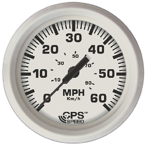 FARIA INSTRUMENTS 33147 - DRESS WHITE GPS SPEEDO 60 MPH