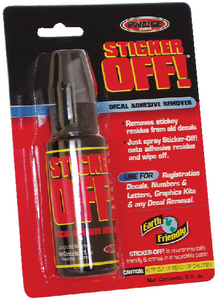 STICKER OFF<sup>TM</sup> DECAL ADHESIVE REMOVER (#328-965) - Click Here to See Product Details