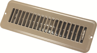 JR PRODUCTS 02-28915 - 2X10IN METAL FLR REG UNDAMP BR JR PRODUCTS 02-28915 - 2X10IN METAL FLR REG UNDAMP BR
