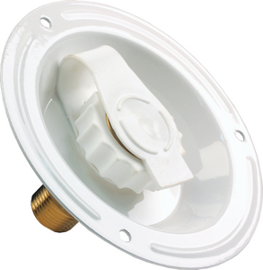 JR PRODUCTS CITY WATER DISH METAL WHT MPT (62125) JR PRODUCTS CITY WATER DISH METAL WHT MPT (62125)