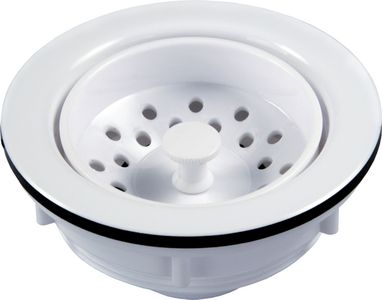 JR PRODUCTS 95275 - LARGE KITCHEN STRAINER WHITE