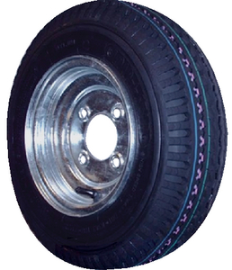 8" BIAS TIRE AND WHEEL ASSEMBLY (#966-30010)