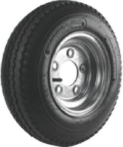 8" BIAS TIRE AND WHEEL ASSEMBLY (#966-30070)
