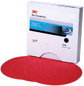 3M<sup>TM</sup> RED ABRASIVE HOOKIT<sup>TM</sup> FILM DISC (#71-01184) - Click Here to See Product Details