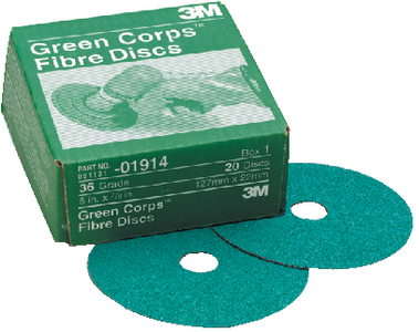 GREEN CORPS FIBRE DISCS (#71-01922)