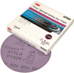 TRIZACT<sup>TM</sup> P1500 HOOKIT<sup>TM</sup> CLEARCOAT SANDING DISC (#71-02088) - Click Here to See Product Details