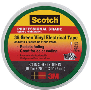 SCOTCH 35 VINYL ELECTRICAL TAPE (#71-10851) - Click Here to See Product Details