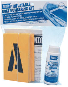 INFLATABLE BOAT NUMBERING KIT (#79-MDR782B)