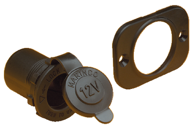 12 VOLT RECEPTACLE & PLUG (#69-12VRC) - Click Here to See Product Details