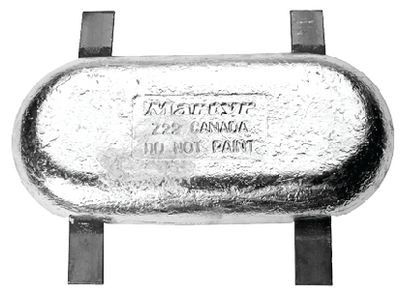 PLEASURECRAFT HULL ZINC ANODES (#194-CMZ22SZ) - Click Here to See Product Details