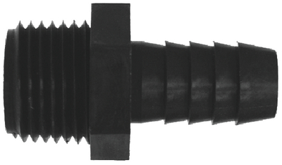 MALE HOSE/BARB PIPE ADAPTERS (#38-33004W) - Click Here to See Product Details