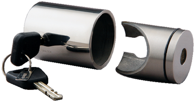 STAINLESS STEEL OUTBOARD BOLT-ON LOCK  (#781-758101) - Click Here to See Product Details