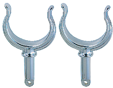 RIBBED TYPE ROWLOCK HORNS (#9-0828DP0PLB) - Click Here to See Product Details