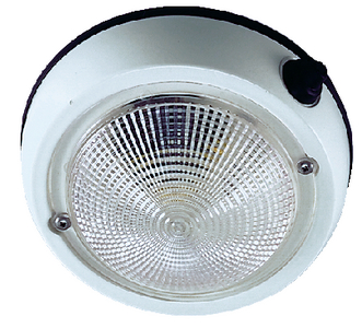 EXTERIOR SURFACE MOUNT DOME LIGHT (#9-1253DP2WHT) - Click Here to See Product Details