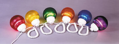 POLYMER PRODUCTS LLC 1661-00523 - FIXTURE MULTI COLOR 6" GLOBES