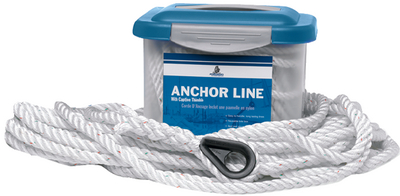 PRO-SET PREMIUM 3-STRAND TWISTED NYLON ANCHOR LINE (#83-603024015083) - Click Here to See Product Details
