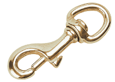 SWIVEL EYE BOLT SNAP - BRASS (#354-1390161) - Click Here to See Product Details