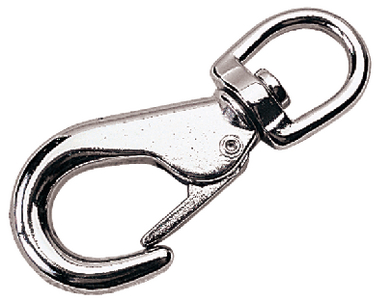 SWIVEL EYE BOAT SNAP - CHROME PLATED ZINC (#354-1481311) - Click Here to See Product Details