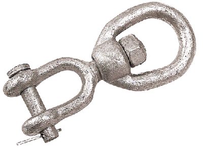 GALVANIZED JAW & EYE SWIVEL (#354-181208) - Click Here to See Product Details
