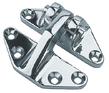 CHROME BRASS HATCH HINGE (#354-2042801) - Click Here to See Product Details