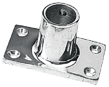 RECTANGULAR RAIL BASES - STAINLESS (#354-2819001) - Click Here to See Product Details