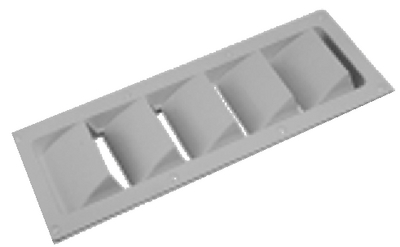 SLOTTED FIVE LOUVERED VENTILATOR (#354-337290) - Click Here to See Product Details