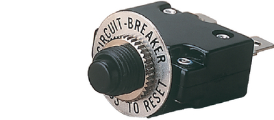 THERMAL PUSH BUTTON RESET-ONLY AC / DC CIRCUIT BREAKER (#354-4208061) (420806-1) - Click Here to See Product Details
