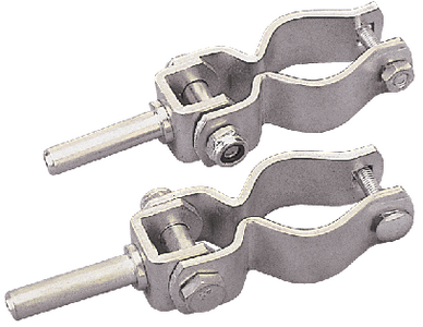 ZINC PLATED STEEL CLAMP-ON OAR LOCK (#354-5820701) - Click Here to See Product Details
