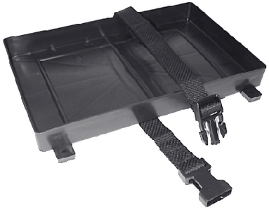 BATTERY TRAY WITH HOLD DOWN STRAP  (#50-22051)