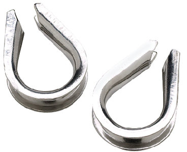 STAINLESS STEEL WIRE ROPE THIMBLE  (#50-43431)