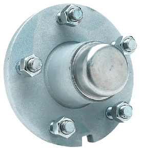 GALVANIZED TRAILER WHEEL HUB  (#50-53061) - Click Here to See Product Details