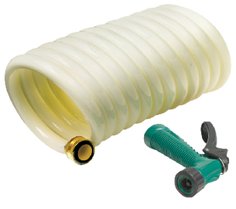 COILED WASHDOWN HOSE WITH SPRAYER (#50-79691) - Click Here to See Product Details