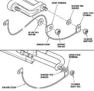 GROUNDING STRAP FOR O/B CYLINDER (#1-HA5477) - Click Here to See Product Details