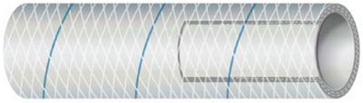 CLEAR REINFORCED PVC TUBING WITH TRACER - SERIES 162 & 164 (#88-1640345) - Click Here to See Product Details