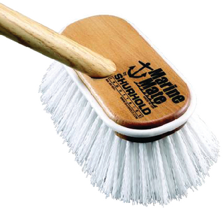 MARINE MATE BRUSH WITH WOODEN HANDLE (#658-1950) - Click Here to See Product Details