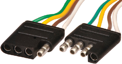 4 POLE FLAT CONNECTORS (#11-TC43654) - Click Here to See Product Details