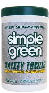 SIMPLE GREEN SAFETY TOWELS (#389-13351)