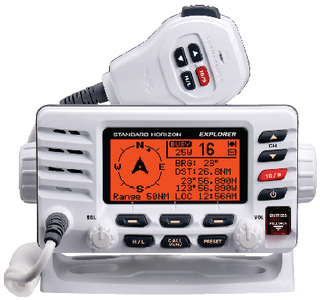 EXPLORER GX1600 VHF RADIO (#783-GX1600W)